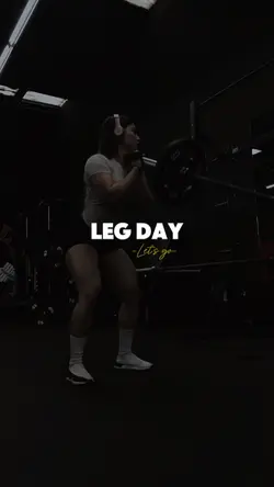 Leg day, Let's go