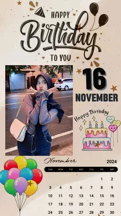 16 November Brithday