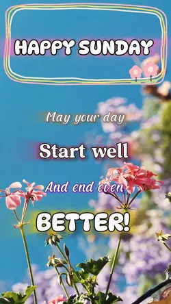 HAPPY SUNDAY <3