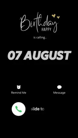 BDAY CALL 7 AUGUST