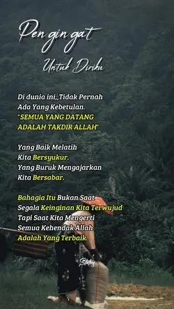 Pesan untuk diri
