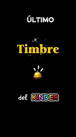 Último timbre kinder