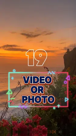 19 video or photo 