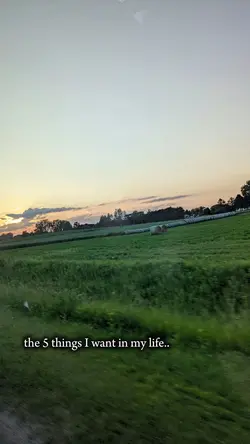things I want