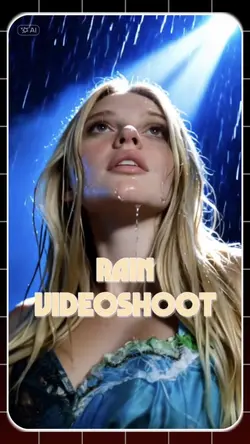 Rain videoshoot