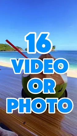 16 video or photo 