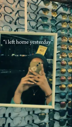 i left home yesterdy