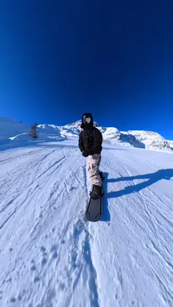 Snow skiing vlog