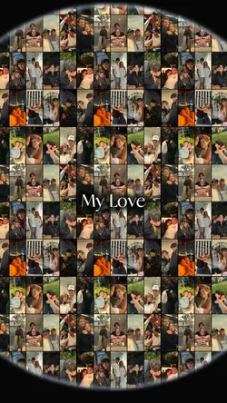 Couple photoscollage
