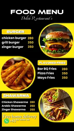 food menu | promote