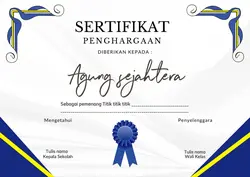 Sertifikat sekolah