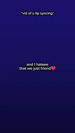 we just friend 