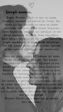 Anneler günü 