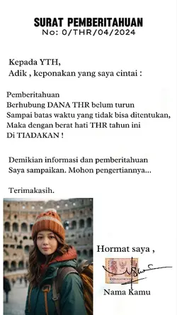 Pemberitahuan THR