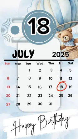birthday 18 July