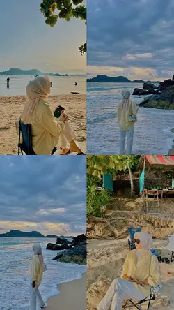 4 foto pantai