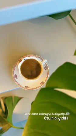 Sabah kahvesi ☕️🤍