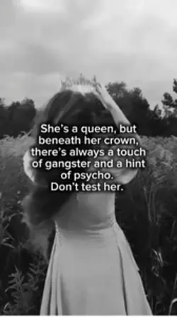 She’s a queen 👑