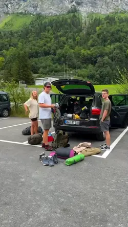 camping with friends