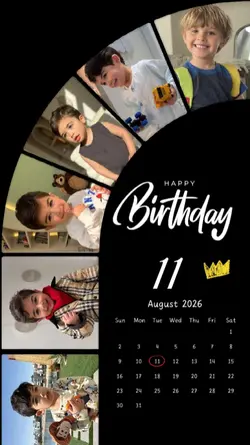 HBD SON 11 AUGUST