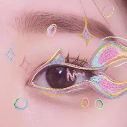 fish eyes aesthetic