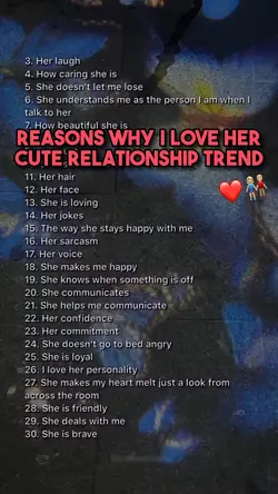 Reasons I love her❤️👫🏼
