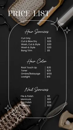 pricelist 