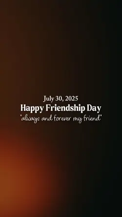Happy Friendship Day