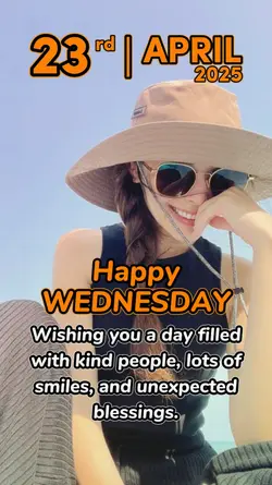 WED, 23 APRIL
