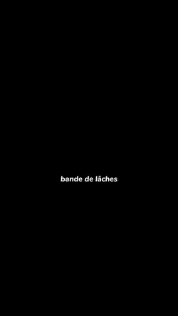 bande de lâches