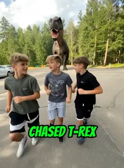 chased t-rex