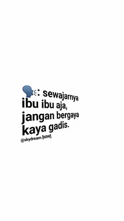 sewajarnya ibu ibu