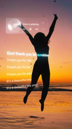 God thank you