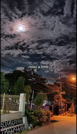 relax a little