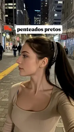 penteados pretos