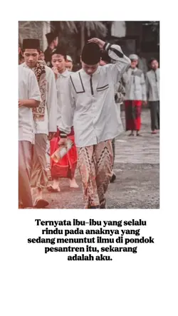rindu anak santriku