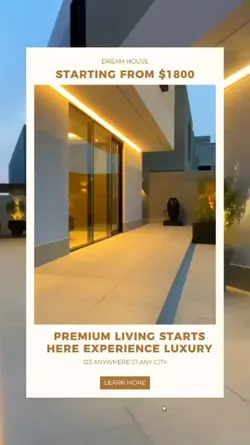 Minimalist Real Estate Industry House Rental Templates