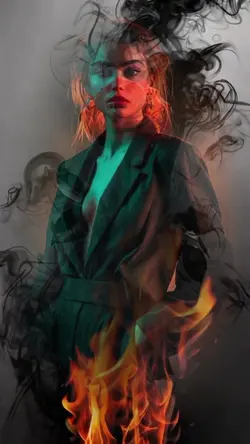 fire roses