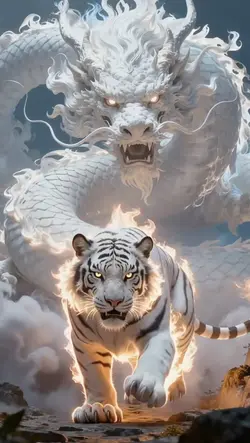 tigre blanc dragon b