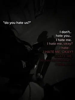i hate me.