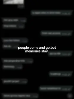 people come and go