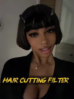 Hair cutting filter