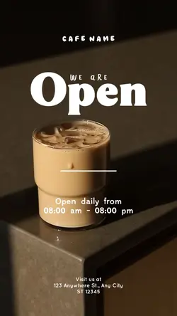we are open