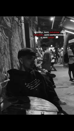 sozinho em paz...
