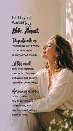 1st day of August 
