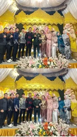 2 foto nikahan