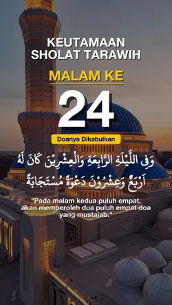 terawih malam ke 24
