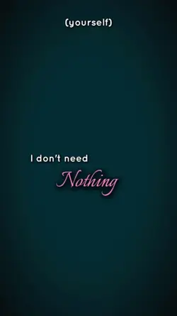 only me and u