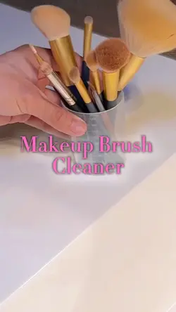 Makeup brush cleaner