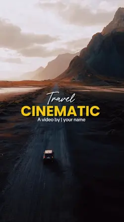 Travel cinematic